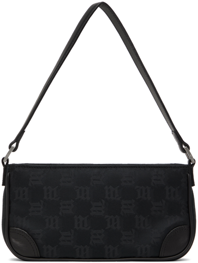 Misbhv Black Monogram 90s Mini Shoulder Bag