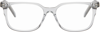GIVENCHY GRAY SQUARE GLASSES