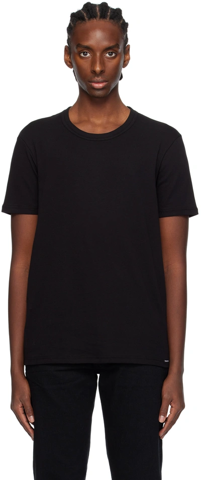 Tom Ford Black Crew Neck T-shirt