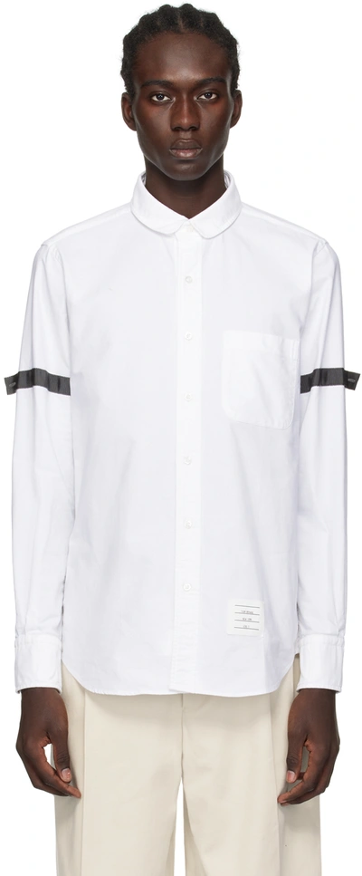Thom Browne White Button Shirt In 100 White