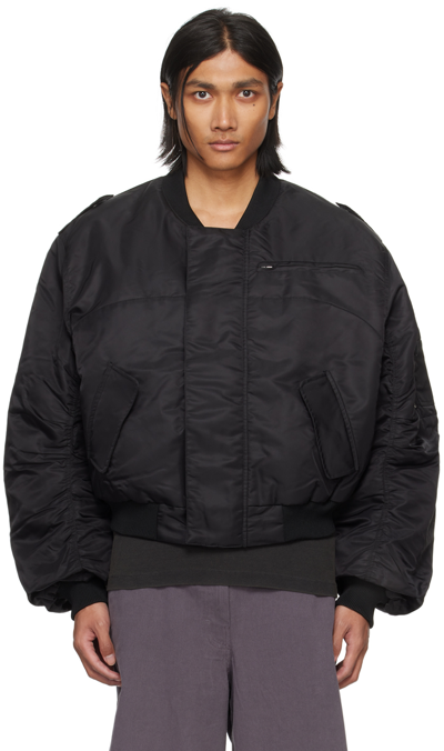 Entire Studios A-2 Bomber Jacket In Black