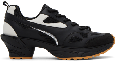 Untitlab Black Heel Sneakers
