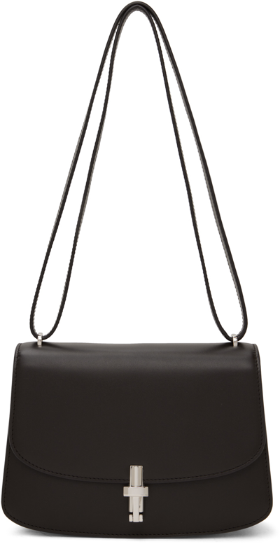 The Row Sofia 8.75 Black Shoulder Bag In Brown