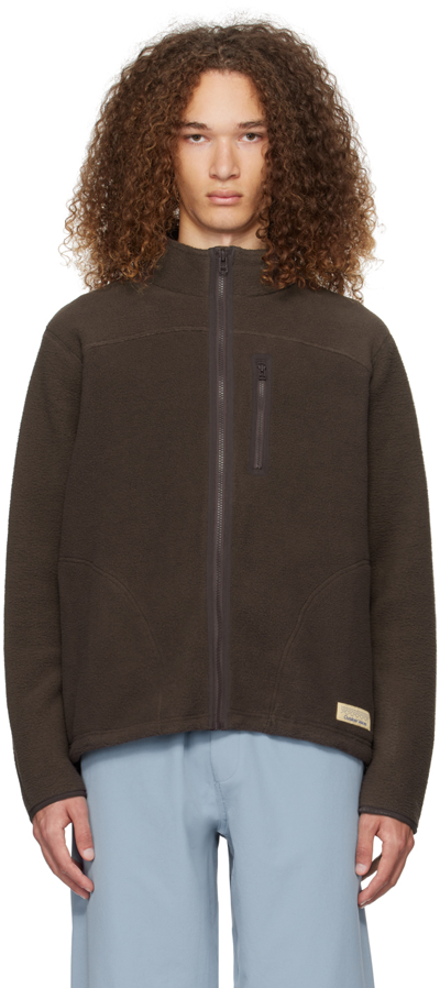 Outdoor Voices Brown Primofleece Sweatshirt In Earth