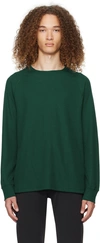 OUTDOOR VOICES GREEN FASTTRACK LONG SLEEVE T-SHIRT