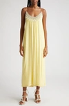 Zimmermann Matchmaker Diamante Slip Dress In Yellow