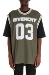 GIVENCHY CASUAL FIT DOUBLE LAYER T-SHIRT