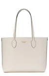 Kate Spade Bleecker Medium Saffiano Leather Crossbody Tote Bag In Cream.