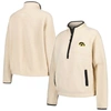 BOXERCRAFT NATURAL IOWA HAWKEYES EVEREST HALF-ZIP SWEATSHIRT