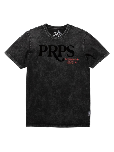 Prps Men's Toolbar Graphic Cotton T-shirt In Black Acid