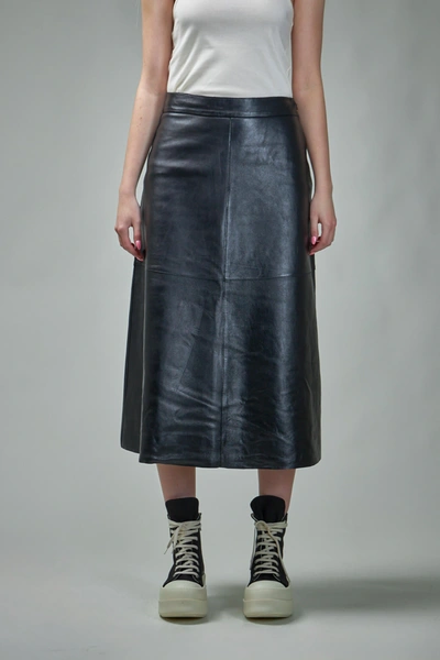 Day Birger Et Mikkelsen Gardenia Leather Skirt In Black