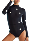 CYNTHIA ROWLEY WOMEN'S POLKA DOT ONE-PIECE WETSUIT