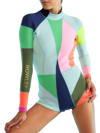 CYNTHIA ROWLEY WOMEN'S COLORBLOCKED LONG-SLEEVE WETSUIT