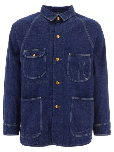 Orslow "1950's" Overshirt Jacket In Blue