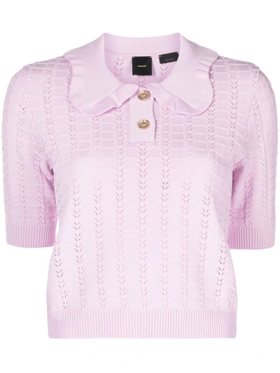 Pinko Top Pink In Color Carne Y Neutral