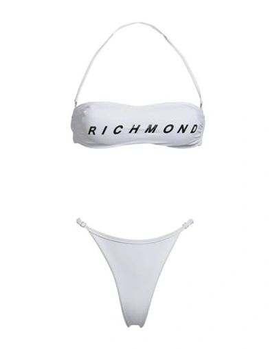 John Richmond Woman Bikini White Size L Polyamide, Elastane