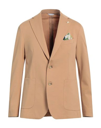 Manuel Ritz Man Blazer Sand Size 34 Cotton, Polyamide, Elastane In Beige