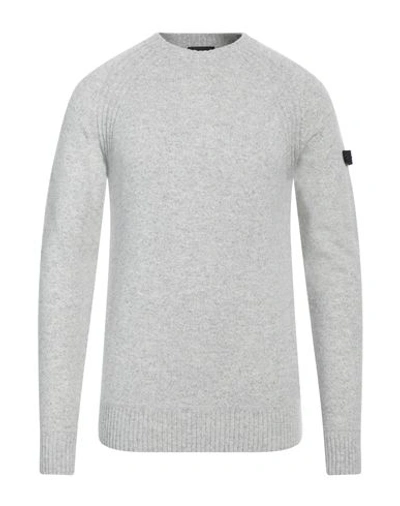 Peuterey Man Sweater Grey Size M Wool, Polyamide In Grey