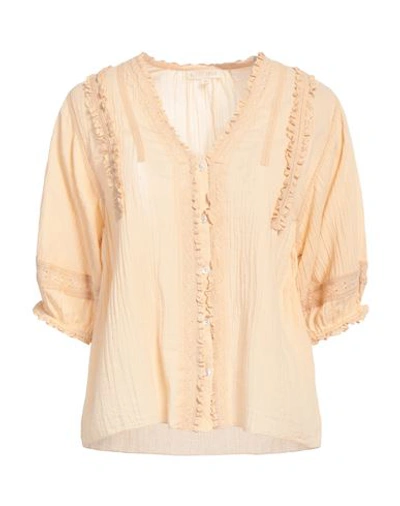 Louise Misha Woman Shirt Sand Size 6 Organic Cotton In Beige