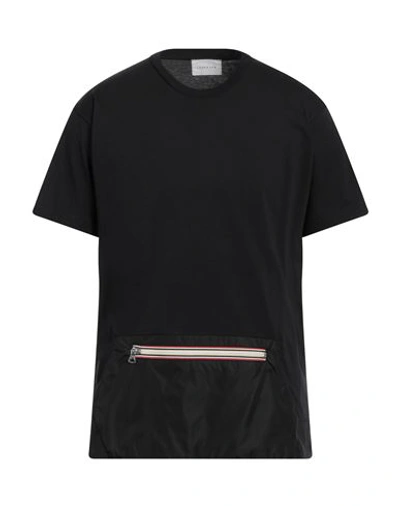 Low Brand Man T-shirt Black Size 5 Cotton