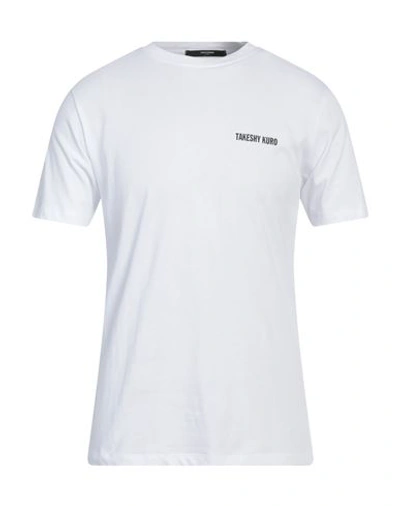 Takeshy Kurosawa Man T-shirt White Size Xxl Cotton