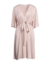 NEU NOMADS NEU NOMADS WOMAN MIDI DRESS BLUSH SIZE S MODAL