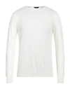 Hōsio Man Sweater Ivory Size L Cotton In White