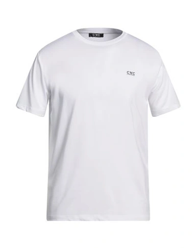 C'n'c' Costume National Man T-shirt White Size Xxl Polyester