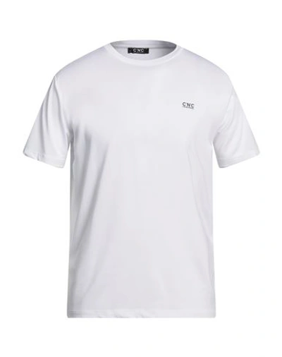 C'n'c' Costume National Man T-shirt White Size 3xl Polyester