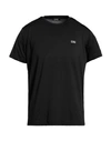C'n'c' Costume National Man T-shirt Black Size Xxl Polyester