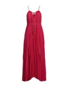 Simona Corsellini Woman Maxi Dress Fuchsia Size 6 Polyester In Pink
