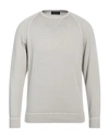 Drumohr Man Sweater Light Grey Size 40 Cotton In Grey