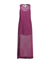 Iblues I Blues Woman Midi Dress Mauve Size 10 Cotton, Polyester In Purple