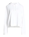 Stefan Brandt Woman Sweatshirt White Size L Organic Cotton