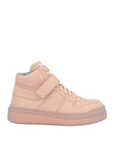 Santoni Woman Sneakers Pink Size 11 Leather