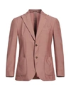 Lardini Man Blazer Pink Size 38 Wool, Tencel