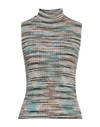 M Missoni Woman Turtleneck Sky Blue Size M Wool, Viscose