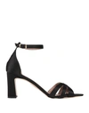 Islo Isabella Lorusso Woman Sandals Black Size 11 Textile Fibers In Black