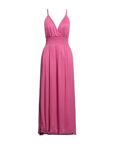 LOUISE MISHA LOUISE MISHA WOMAN MAXI DRESS FUCHSIA SIZE 6 VISCOSE