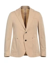 Manuel Ritz Man Blazer Sand Size 42 Polyamide, Elastane In Beige