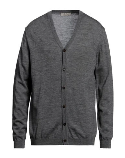 Entre Amis Man Cardigan Grey Size Xxl Wool, Polyamide, Viscose