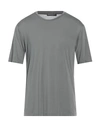 DANIELE FIESOLI DANIELE FIESOLI MAN T-SHIRT GREY SIZE XL CUPRO, ELASTANE