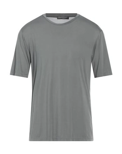 Daniele Fiesoli Man T-shirt Grey Size M Cupro, Elastane