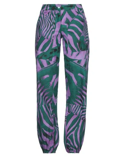 Connor & Blake Woman Pants Purple Size Xs Cotton