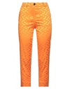 Rrd Woman Pants Orange Size 10 Polyester, Elastane