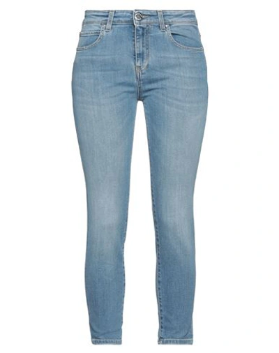 Pinko Woman Jeans Blue Size 29 Cotton, Lyocell, Elastomultiester, Rubber