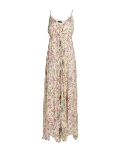 Blumarine Woman Maxi Dress Beige Size 12 Viscose