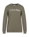 CALVIN KLEIN UNDERWEAR CALVIN KLEIN UNDERWEAR MAN SLEEPWEAR MILITARY GREEN SIZE M COTTON, RECYCLED POLYESTER, ELASTANE