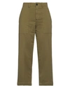Circolo 1901 Woman Pants Military Green Size 6 Cotton, Elastane