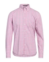 B.d.baggies B. D.baggies Man Shirt Pink Size Xl Cotton